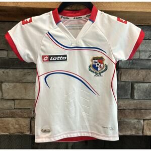 Youth LOTTO White Fepafut PANAMA Jersey Shirt Size XL *B3